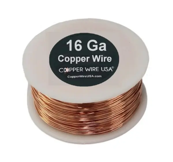 16 Ga Bare Round Solid Copper Wire